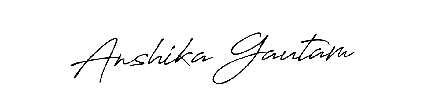 Check out images of Autograph of Anshika Gautam name. Actor Anshika Gautam Signature Style. Antro_Vectra_Bolder is a professional sign style online. Anshika Gautam signature style 7 images and pictures png