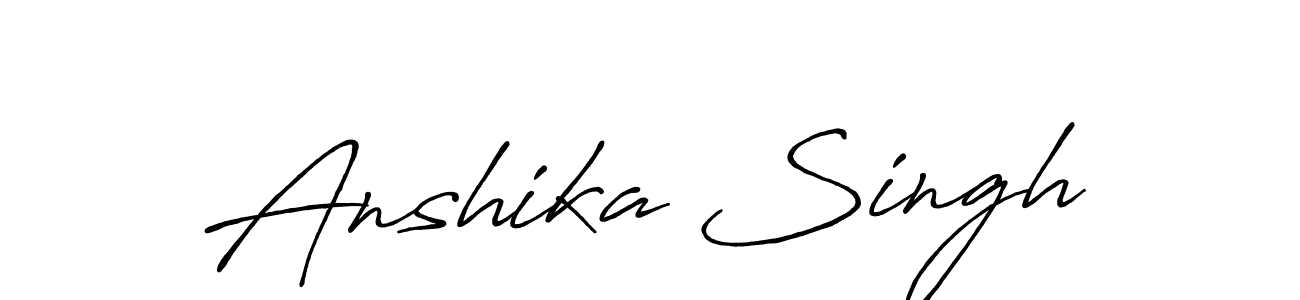 How to Draw Anshika Singh signature style? Antro_Vectra_Bolder is a latest design signature styles for name Anshika Singh. Anshika Singh signature style 7 images and pictures png