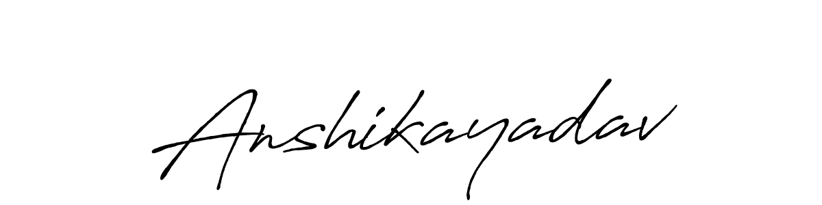 Also You can easily find your signature by using the search form. We will create Anshikayadav name handwritten signature images for you free of cost using Antro_Vectra_Bolder sign style. Anshikayadav signature style 7 images and pictures png