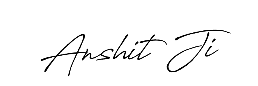 Also we have Anshit Ji name is the best signature style. Create professional handwritten signature collection using Antro_Vectra_Bolder autograph style. Anshit Ji signature style 7 images and pictures png