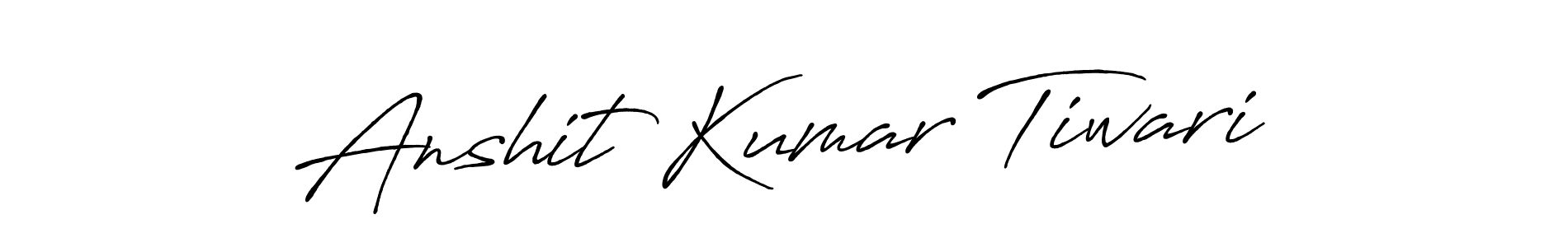 Design your own signature with our free online signature maker. With this signature software, you can create a handwritten (Antro_Vectra_Bolder) signature for name Anshit Kumar Tiwari. Anshit Kumar Tiwari signature style 7 images and pictures png