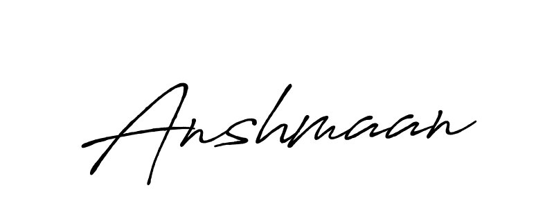 Also we have Anshmaan name is the best signature style. Create professional handwritten signature collection using Antro_Vectra_Bolder autograph style. Anshmaan signature style 7 images and pictures png