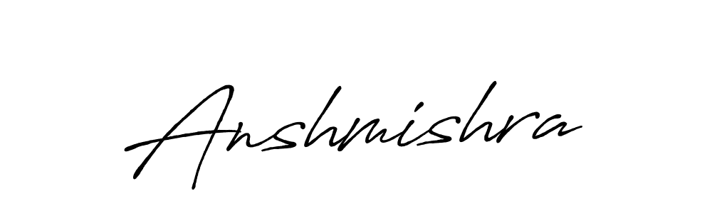 How to make Anshmishra signature? Antro_Vectra_Bolder is a professional autograph style. Create handwritten signature for Anshmishra name. Anshmishra signature style 7 images and pictures png