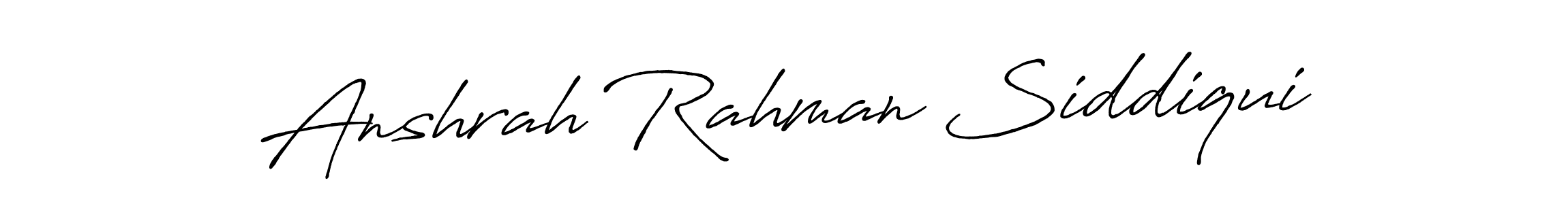 if you are searching for the best signature style for your name Anshrah Rahman Siddiqui. so please give up your signature search. here we have designed multiple signature styles  using Antro_Vectra_Bolder. Anshrah Rahman Siddiqui signature style 7 images and pictures png
