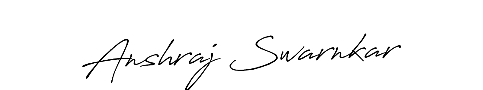 if you are searching for the best signature style for your name Anshraj Swarnkar. so please give up your signature search. here we have designed multiple signature styles  using Antro_Vectra_Bolder. Anshraj Swarnkar signature style 7 images and pictures png