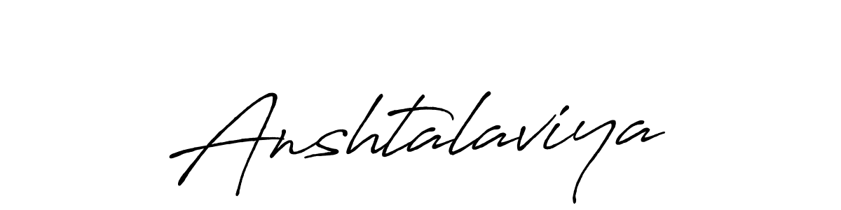 Anshtalaviya stylish signature style. Best Handwritten Sign (Antro_Vectra_Bolder) for my name. Handwritten Signature Collection Ideas for my name Anshtalaviya. Anshtalaviya signature style 7 images and pictures png