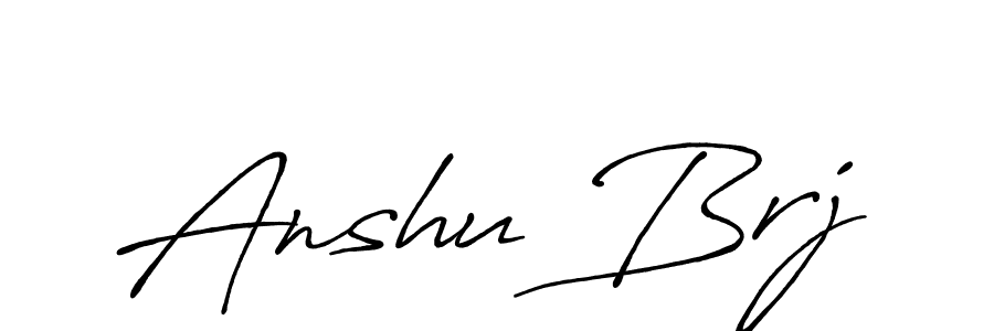 You can use this online signature creator to create a handwritten signature for the name Anshu Brj. This is the best online autograph maker. Anshu Brj signature style 7 images and pictures png