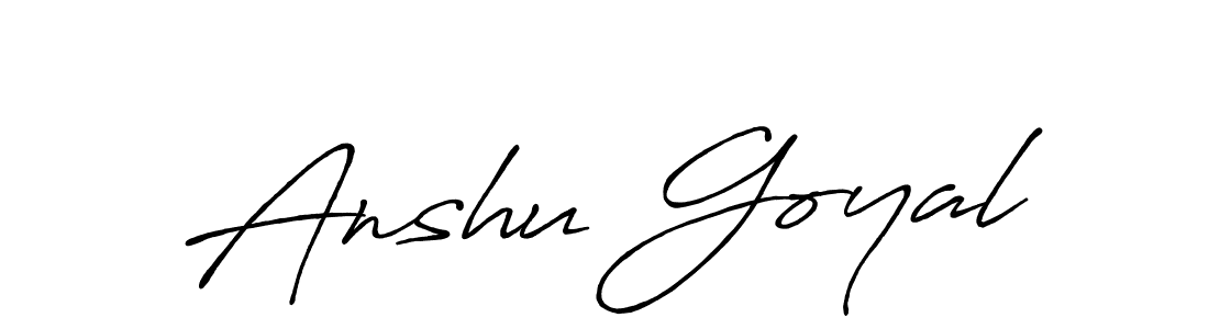 Similarly Antro_Vectra_Bolder is the best handwritten signature design. Signature creator online .You can use it as an online autograph creator for name Anshu Goyal. Anshu Goyal signature style 7 images and pictures png