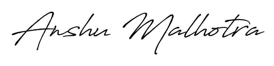 Create a beautiful signature design for name Anshu Malhotra. With this signature (Antro_Vectra_Bolder) fonts, you can make a handwritten signature for free. Anshu Malhotra signature style 7 images and pictures png