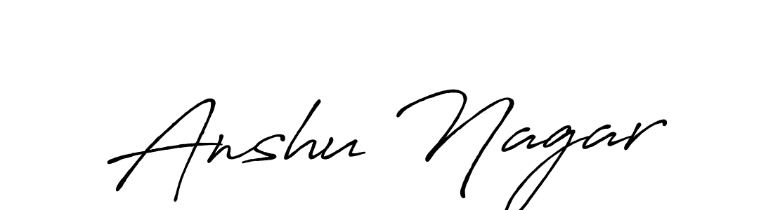 Here are the top 10 professional signature styles for the name Anshu Nagar. These are the best autograph styles you can use for your name. Anshu Nagar signature style 7 images and pictures png