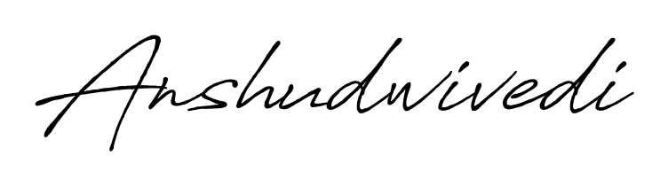 The Antro_Vectra_Bolder signature style provides a bold statement for name Anshudwivedi. Designed for business owners, executives, and leaders. Anshudwivedi signature style 7 images and pictures png