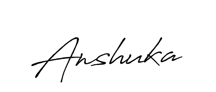 Similarly Antro_Vectra_Bolder is the best handwritten signature design. Signature creator online .You can use it as an online autograph creator for name Anshuka. Anshuka signature style 7 images and pictures png