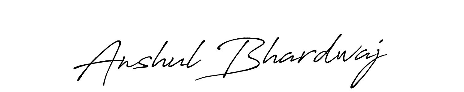 Antro_Vectra_Bolder is a professional signature style that is perfect for those who want to add a touch of class to their signature. It is also a great choice for those who want to make their signature more unique. Get Anshul Bhardwaj name to fancy signature for free. Anshul Bhardwaj signature style 7 images and pictures png