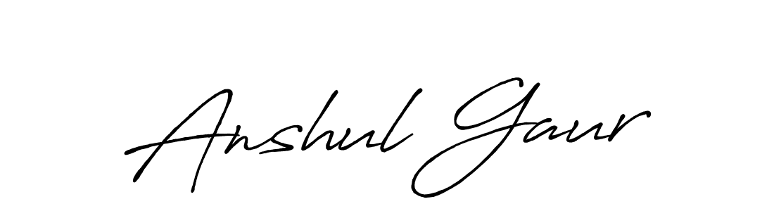 Similarly Antro_Vectra_Bolder is the best handwritten signature design. Signature creator online .You can use it as an online autograph creator for name Anshul Gaur. Anshul Gaur signature style 7 images and pictures png
