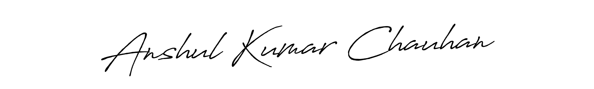 This is the best signature style for the Anshul Kumar Chauhan name. Also you like these signature font (Antro_Vectra_Bolder). Mix name signature. Anshul Kumar Chauhan signature style 7 images and pictures png
