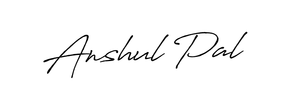 Anshul Pal stylish signature style. Best Handwritten Sign (Antro_Vectra_Bolder) for my name. Handwritten Signature Collection Ideas for my name Anshul Pal. Anshul Pal signature style 7 images and pictures png