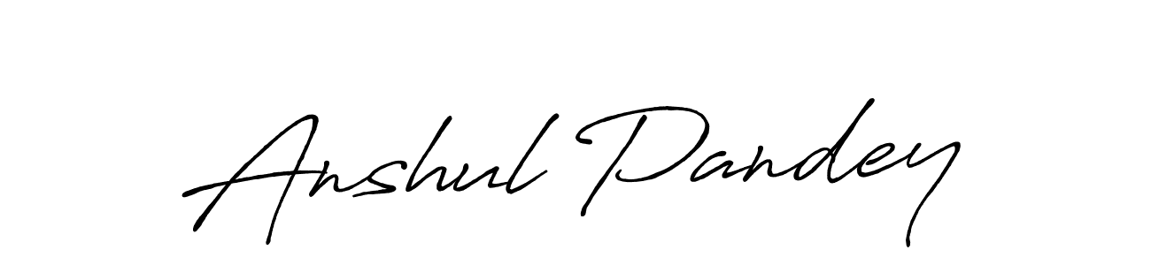 Also You can easily find your signature by using the search form. We will create Anshul Pandey name handwritten signature images for you free of cost using Antro_Vectra_Bolder sign style. Anshul Pandey signature style 7 images and pictures png