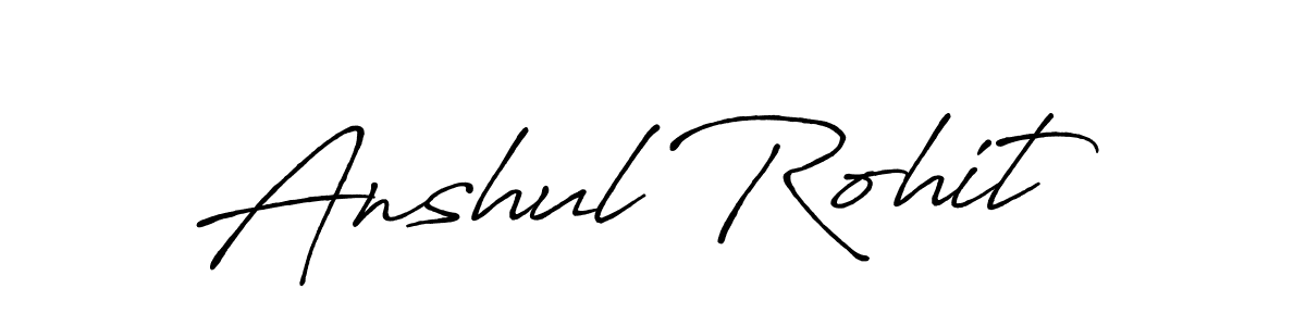 It looks lik you need a new signature style for name Anshul Rohit. Design unique handwritten (Antro_Vectra_Bolder) signature with our free signature maker in just a few clicks. Anshul Rohit signature style 7 images and pictures png