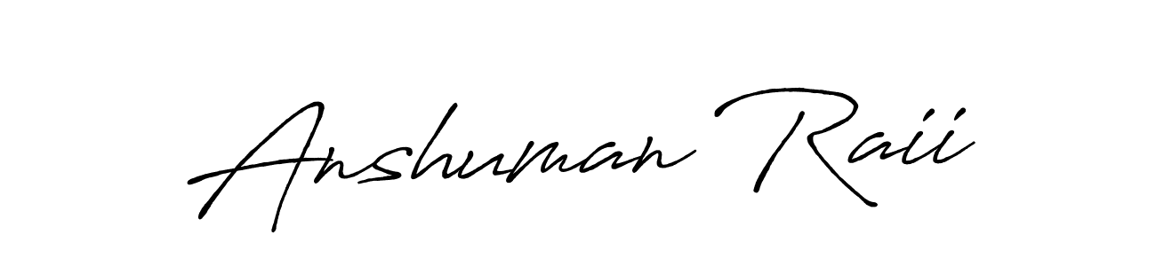 This is the best signature style for the Anshuman Raii name. Also you like these signature font (Antro_Vectra_Bolder). Mix name signature. Anshuman Raii signature style 7 images and pictures png