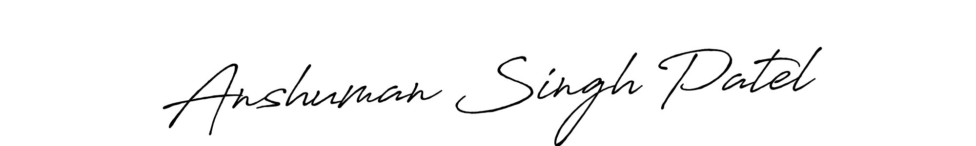 Make a short Anshuman Singh Patel signature style. Manage your documents anywhere anytime using Antro_Vectra_Bolder. Create and add eSignatures, submit forms, share and send files easily. Anshuman Singh Patel signature style 7 images and pictures png