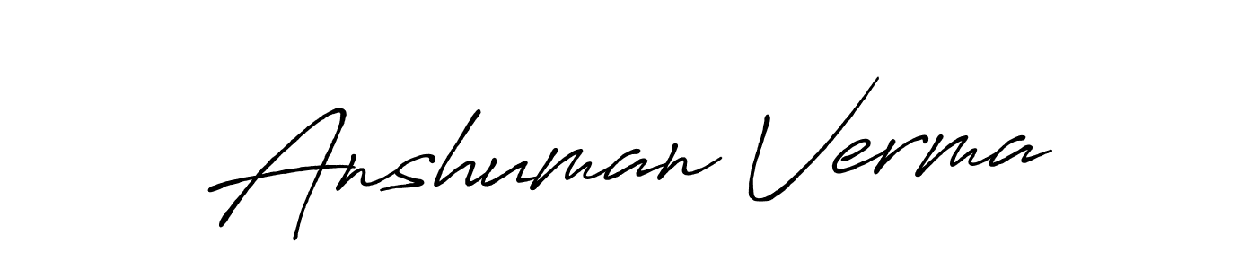 This is the best signature style for the Anshuman Verma name. Also you like these signature font (Antro_Vectra_Bolder). Mix name signature. Anshuman Verma signature style 7 images and pictures png