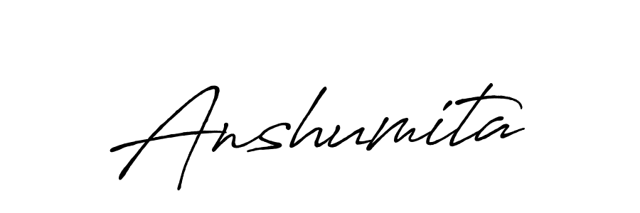 The best way (Antro_Vectra_Bolder) to make a short signature is to pick only two or three words in your name. The name Anshumita include a total of six letters. For converting this name. Anshumita signature style 7 images and pictures png