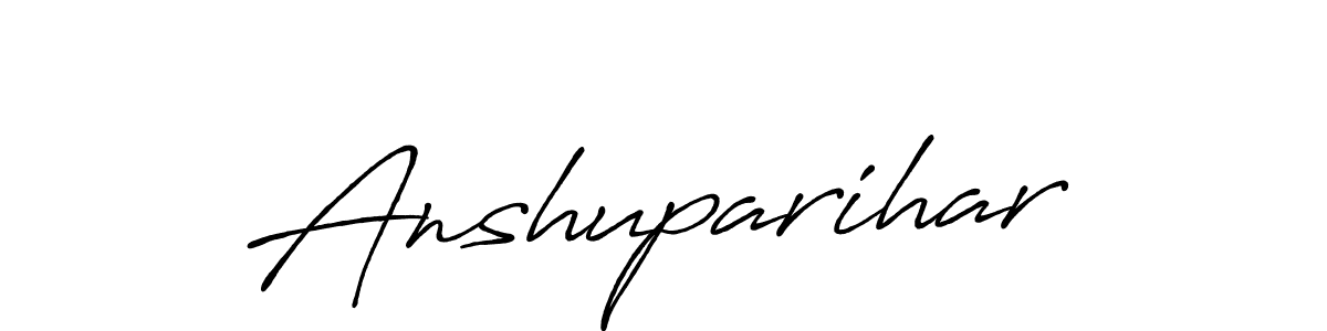 Design your own signature with our free online signature maker. With this signature software, you can create a handwritten (Antro_Vectra_Bolder) signature for name Anshuparihar. Anshuparihar signature style 7 images and pictures png