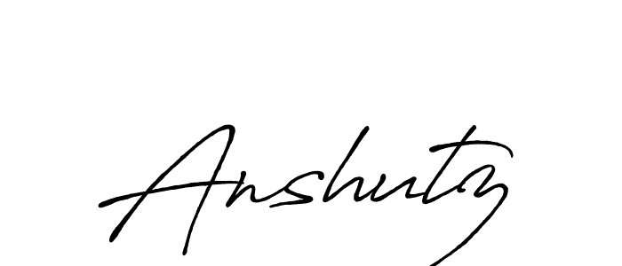 Make a beautiful signature design for name Anshutz. With this signature (Antro_Vectra_Bolder) style, you can create a handwritten signature for free. Anshutz signature style 7 images and pictures png