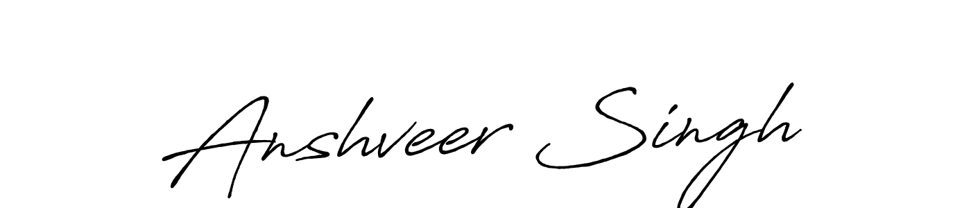 Antro_Vectra_Bolder is a professional signature style that is perfect for those who want to add a touch of class to their signature. It is also a great choice for those who want to make their signature more unique. Get Anshveer Singh name to fancy signature for free. Anshveer Singh signature style 7 images and pictures png