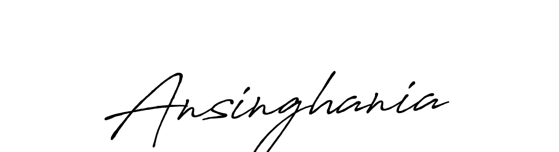 It looks lik you need a new signature style for name Ansinghania. Design unique handwritten (Antro_Vectra_Bolder) signature with our free signature maker in just a few clicks. Ansinghania signature style 7 images and pictures png