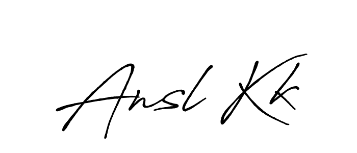It looks lik you need a new signature style for name Ansl Kk. Design unique handwritten (Antro_Vectra_Bolder) signature with our free signature maker in just a few clicks. Ansl Kk signature style 7 images and pictures png