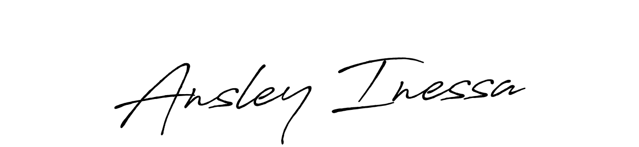 How to Draw Ansley Inessa signature style? Antro_Vectra_Bolder is a latest design signature styles for name Ansley Inessa. Ansley Inessa signature style 7 images and pictures png