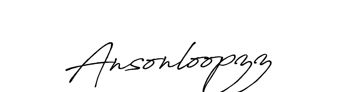 Best and Professional Signature Style for Ansonloopzz. Antro_Vectra_Bolder Best Signature Style Collection. Ansonloopzz signature style 7 images and pictures png