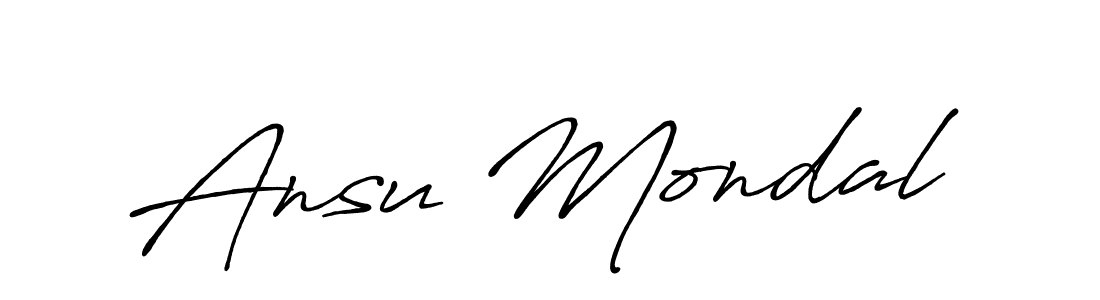 You can use this online signature creator to create a handwritten signature for the name Ansu Mondal. This is the best online autograph maker. Ansu Mondal signature style 7 images and pictures png