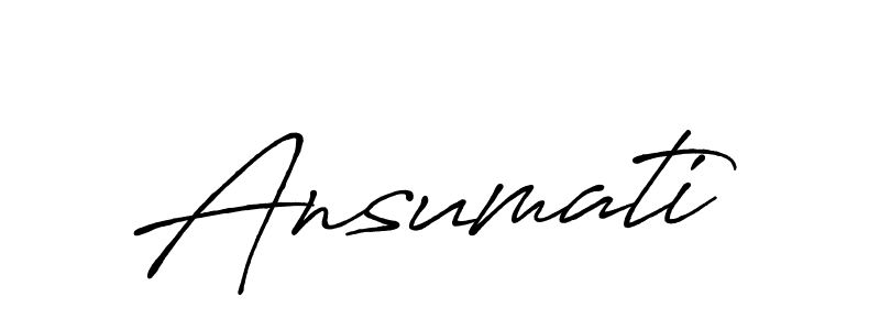 The best way (Antro_Vectra_Bolder) to make a short signature is to pick only two or three words in your name. The name Ansumati include a total of six letters. For converting this name. Ansumati signature style 7 images and pictures png