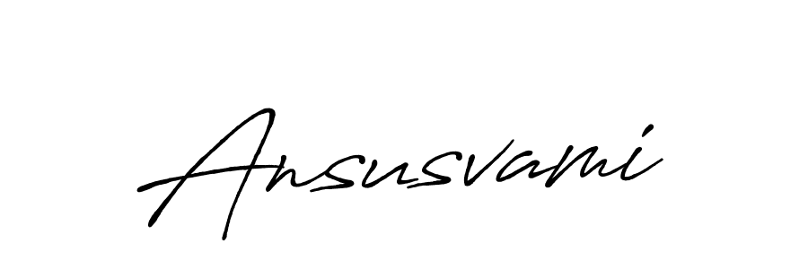 Design your own signature with our free online signature maker. With this signature software, you can create a handwritten (Antro_Vectra_Bolder) signature for name Ansusvami. Ansusvami signature style 7 images and pictures png