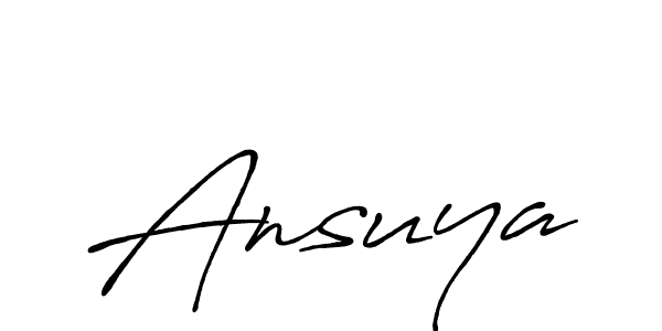 Similarly Antro_Vectra_Bolder is the best handwritten signature design. Signature creator online .You can use it as an online autograph creator for name Ansuya. Ansuya signature style 7 images and pictures png