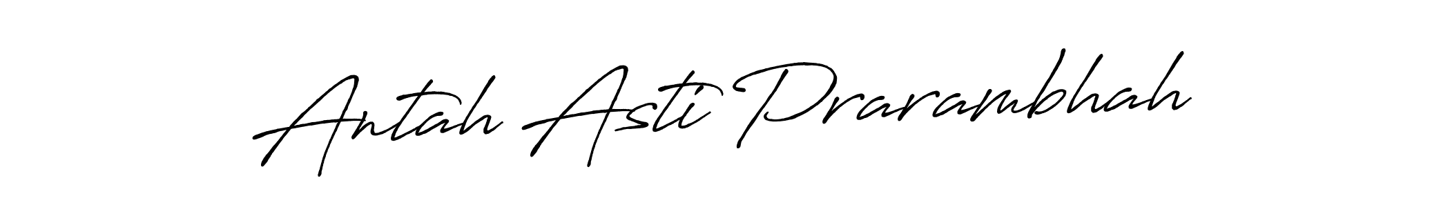 Similarly Antro_Vectra_Bolder is the best handwritten signature design. Signature creator online .You can use it as an online autograph creator for name Antah Asti Prarambhah. Antah Asti Prarambhah signature style 7 images and pictures png