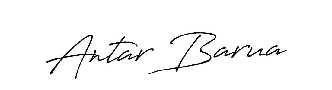Create a beautiful signature design for name Antar Barua. With this signature (Antro_Vectra_Bolder) fonts, you can make a handwritten signature for free. Antar Barua signature style 7 images and pictures png