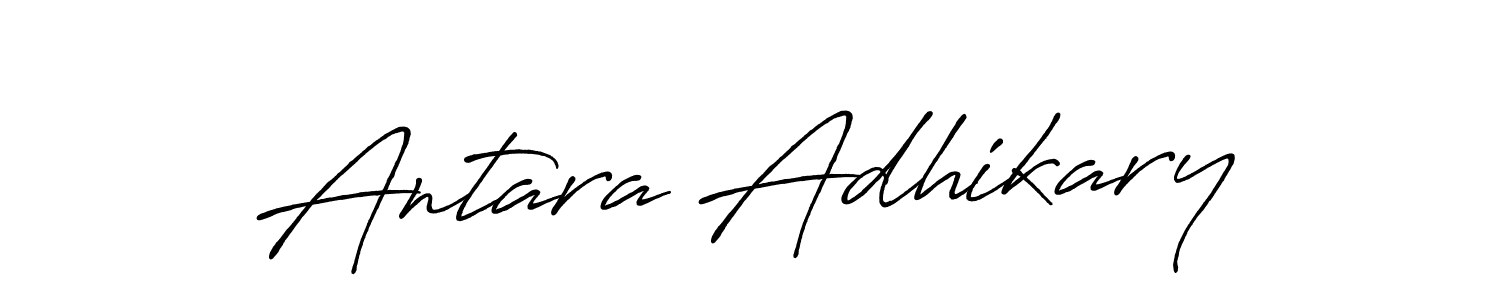 Also we have Antara Adhikary name is the best signature style. Create professional handwritten signature collection using Antro_Vectra_Bolder autograph style. Antara Adhikary signature style 7 images and pictures png