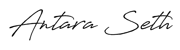 It looks like you need a new signature style for name Antara Seth. Design unique handwritten (Antro_Vectra_Bolder) signature with our free signature maker in just a few clicks. Antara Seth signature style 7 images and pictures png