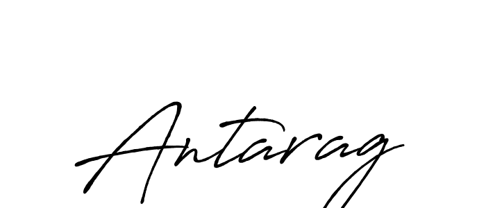 How to make Antarag name signature. Use Antro_Vectra_Bolder style for creating short signs online. This is the latest handwritten sign. Antarag signature style 7 images and pictures png