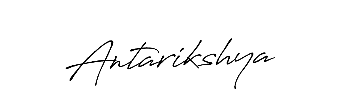 Make a beautiful signature design for name Antarikshya. With this signature (Antro_Vectra_Bolder) style, you can create a handwritten signature for free. Antarikshya signature style 7 images and pictures png