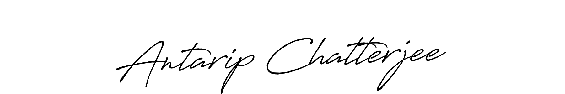 Make a beautiful signature design for name Antarip Chatterjee. With this signature (Antro_Vectra_Bolder) style, you can create a handwritten signature for free. Antarip Chatterjee signature style 7 images and pictures png