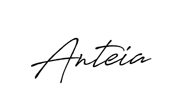 How to make Anteia name signature. Use Antro_Vectra_Bolder style for creating short signs online. This is the latest handwritten sign. Anteia signature style 7 images and pictures png