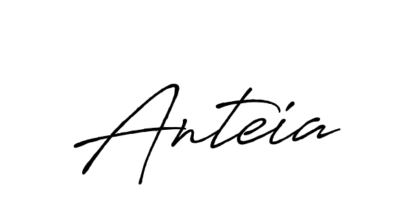 How to make Anteia name signature. Use Antro_Vectra_Bolder style for creating short signs online. This is the latest handwritten sign. Anteia signature style 7 images and pictures png