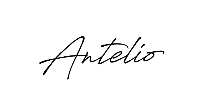 Design your own signature with our free online signature maker. With this signature software, you can create a handwritten (Antro_Vectra_Bolder) signature for name Antelio. Antelio signature style 7 images and pictures png