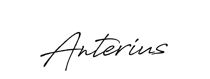 Make a beautiful signature design for name Anterius. Use this online signature maker to create a handwritten signature for free. Anterius signature style 7 images and pictures png