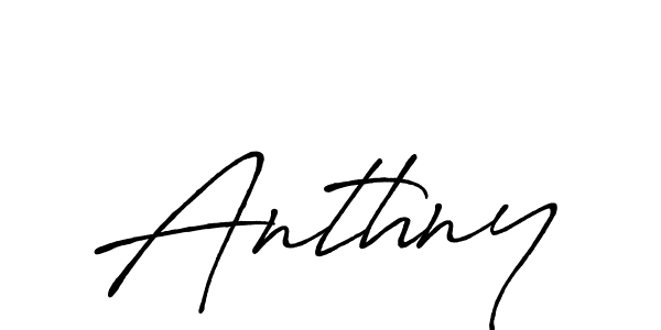 How to make Anthny signature? Antro_Vectra_Bolder is a professional autograph style. Create handwritten signature for Anthny name. Anthny signature style 7 images and pictures png