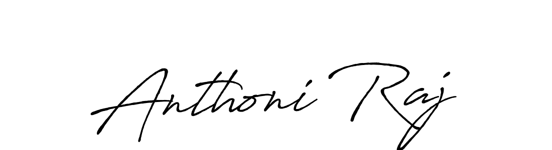 Create a beautiful signature design for name Anthoni Raj. With this signature (Antro_Vectra_Bolder) fonts, you can make a handwritten signature for free. Anthoni Raj signature style 7 images and pictures png